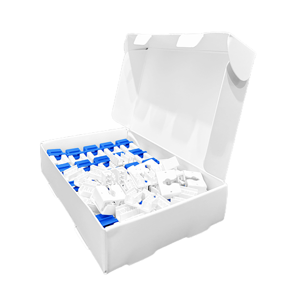 Cat6 Keystone Jacks Rj45 90-Degree UTP Blue, Green, Red/ 10 Pcs Pack