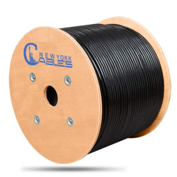 CAT6 Solid-Bare Copper Gel-Filled 1000ft Wooden Spool