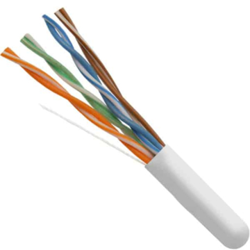 CAT5E Riser Solid Bare Copper Cable - UL Listed 24AWG UTP 4 Pair
