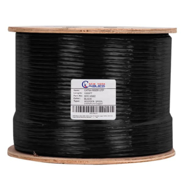 CAT6A Riser UTP UL Listed Solid Bare Copper 1000ft Spool