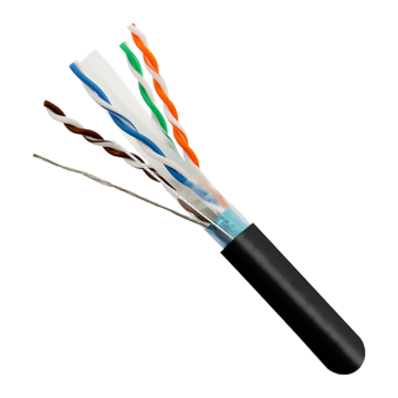 CAT6A Riser ETL Listed Shielded (F/UTP) 23AWG (CMR) 1000ft Spool