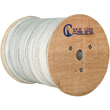 RG59 Siamese CCTV Camera Cable 20 AWG Solid Bare Copper + 18/2 Power, 1000ft
