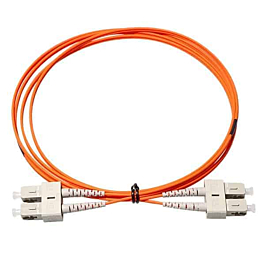 OM1 62.5/125 SC to SC Duplex Multimode Fiber Optic Patch Cable