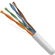CAT5E Riser Solid Bare Copper Cable - UL Listed 24AWG UTP 4 Pair