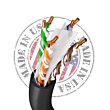 Cat6a Plenum Pure Copper ETL Listed UTP Cable - 23 AWG 750MHz