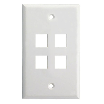 Standard Face Plate for Keystone Jacks Pack of 10