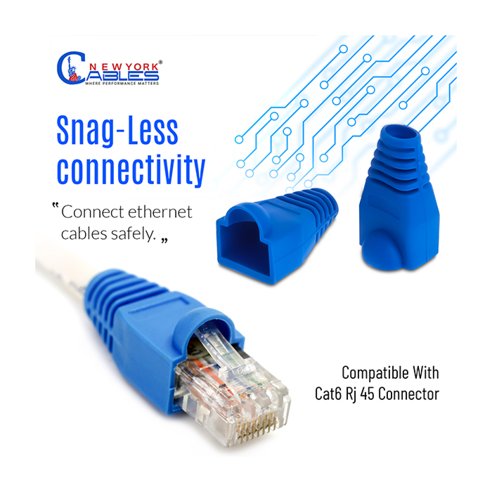 RJ45 Soft Plastic Connector Boots