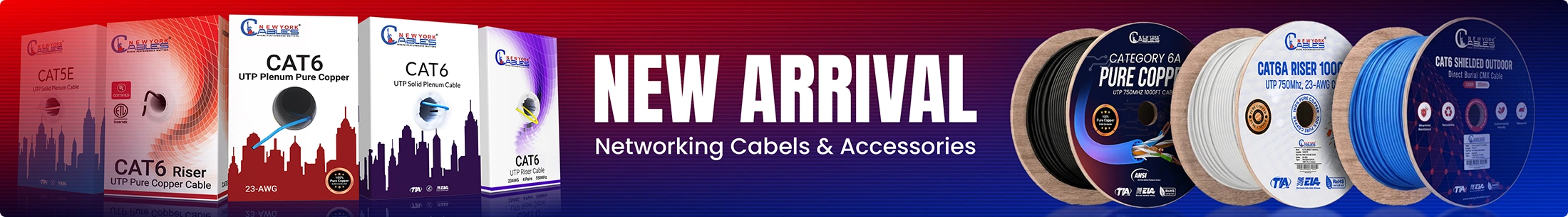 New networking cables and accessories