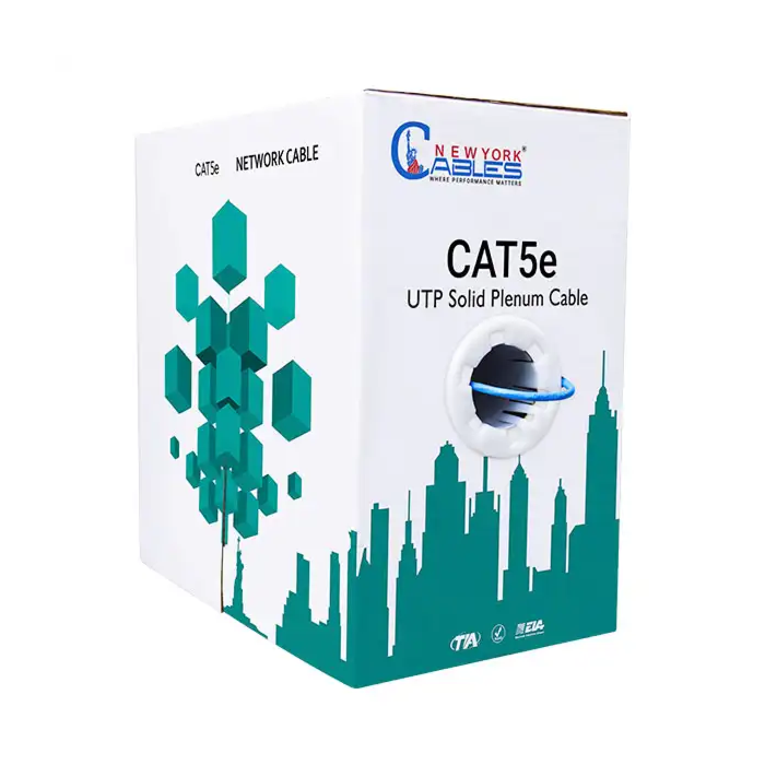 Cat5e Plenum Blue Cable