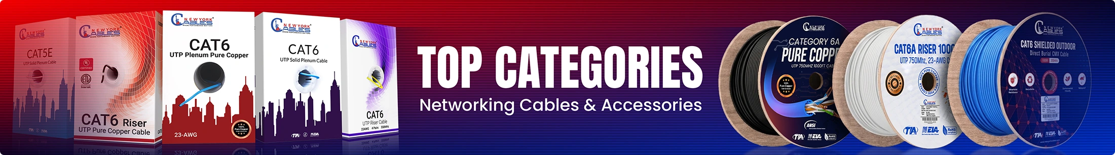 New networking cables and accessories
