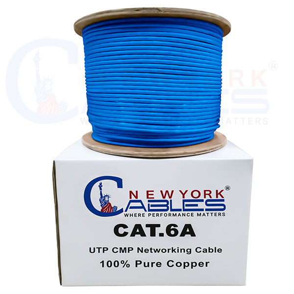 Cat6a Plenum 100% Copper UTP 1000ft