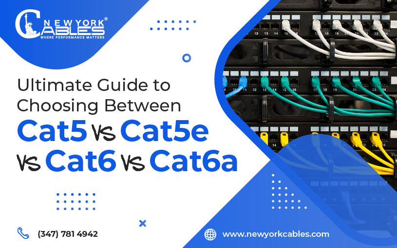 Ultimate Guide to Choosing Between Cat5 vs Cat5e vs Cat6 vs Cat6a