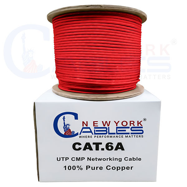 Cat6a Plenum 100% Copper UTP 1000ft