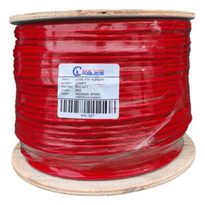 Cat6-Plenum-Shielded-White-1000ft-CMP-F-UTP-Red