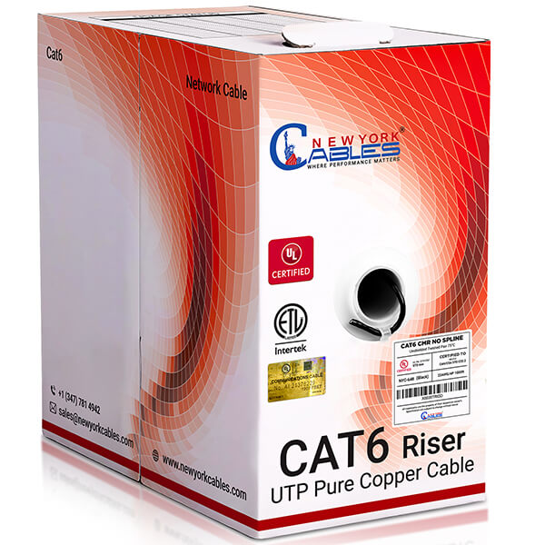 Cat6-Riser-UTP-Solid-Copper-1000ft-Ethernet-Cable-ULETL-Listed-And-TAA-CompliantBlack